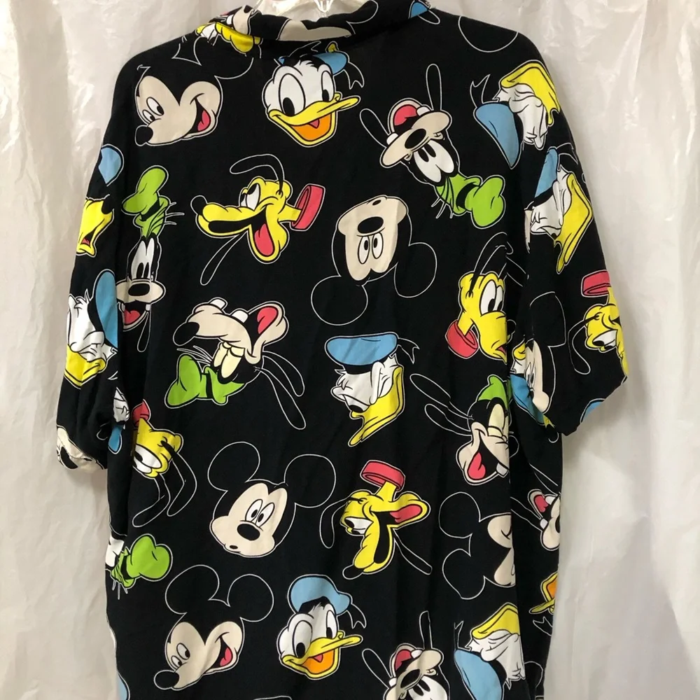 Disney Men's Black Shirt with Cartoon Characters - Picture 6 of 6